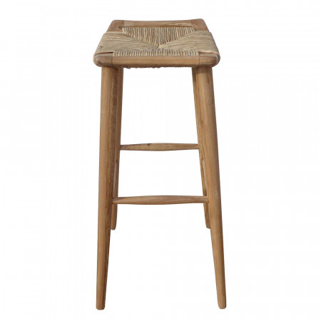 Tabouret de bar design en bois sans dossier - Creti 