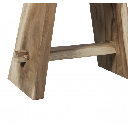 Tabouret design en bois brut - Faro 