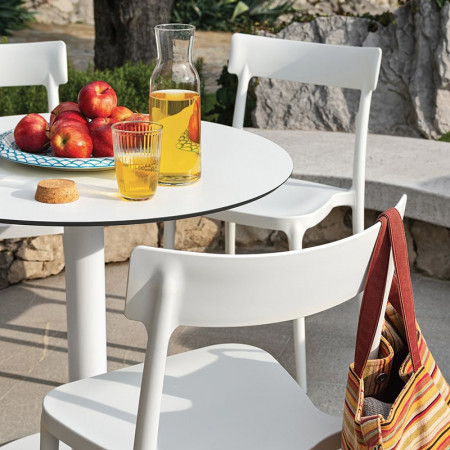 Chaise de cuisine blanche Connubia - Argo