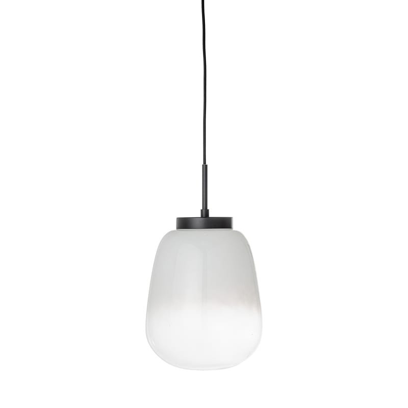 Lampe suspension design en verre blanc - Ece 