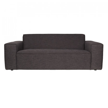 Canapé gris anthracite en tissu contemporain 3 places Bor Zuiver