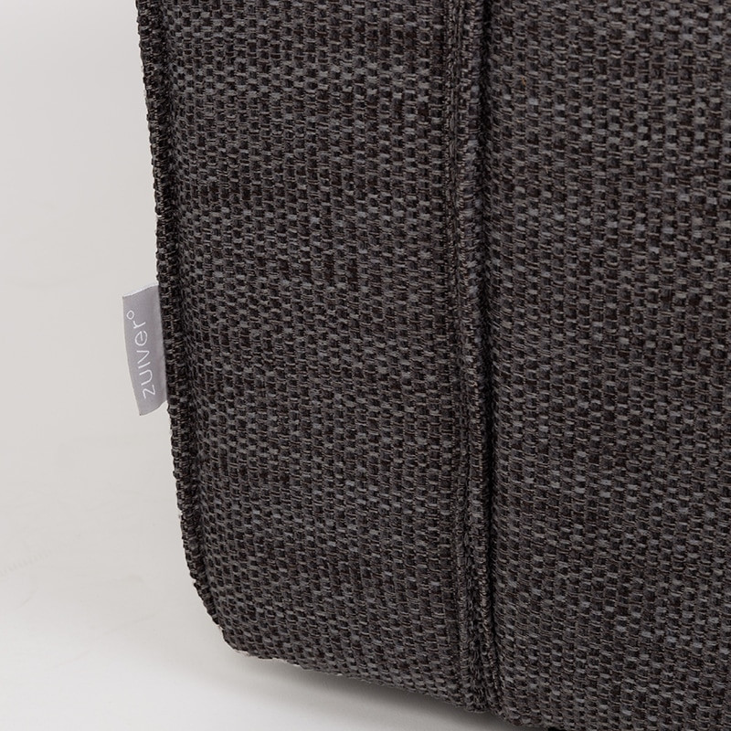 Canapé 3 places en tissu gris anthracite contemporain - Bor 