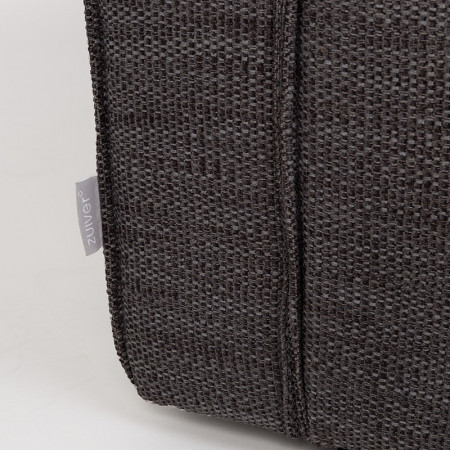Canapé 3 places en tissu gris anthracite contemporain - Bor 
