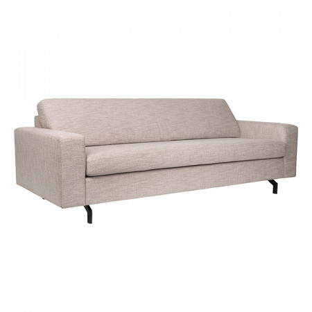 Canapé droit tissu beige confortable - Jean 