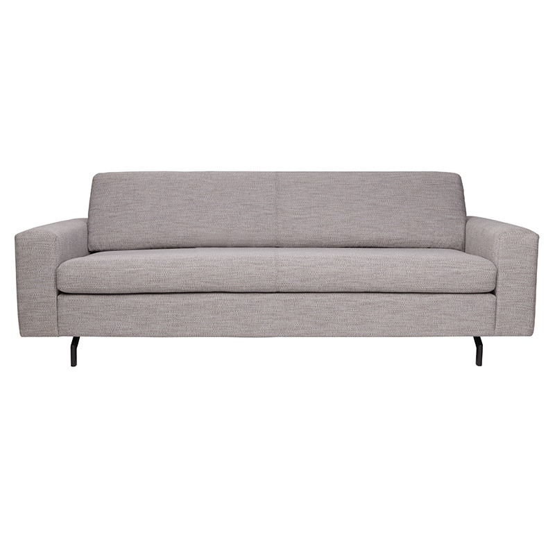 Canapé droit gris clair confortable Jean Zuiver