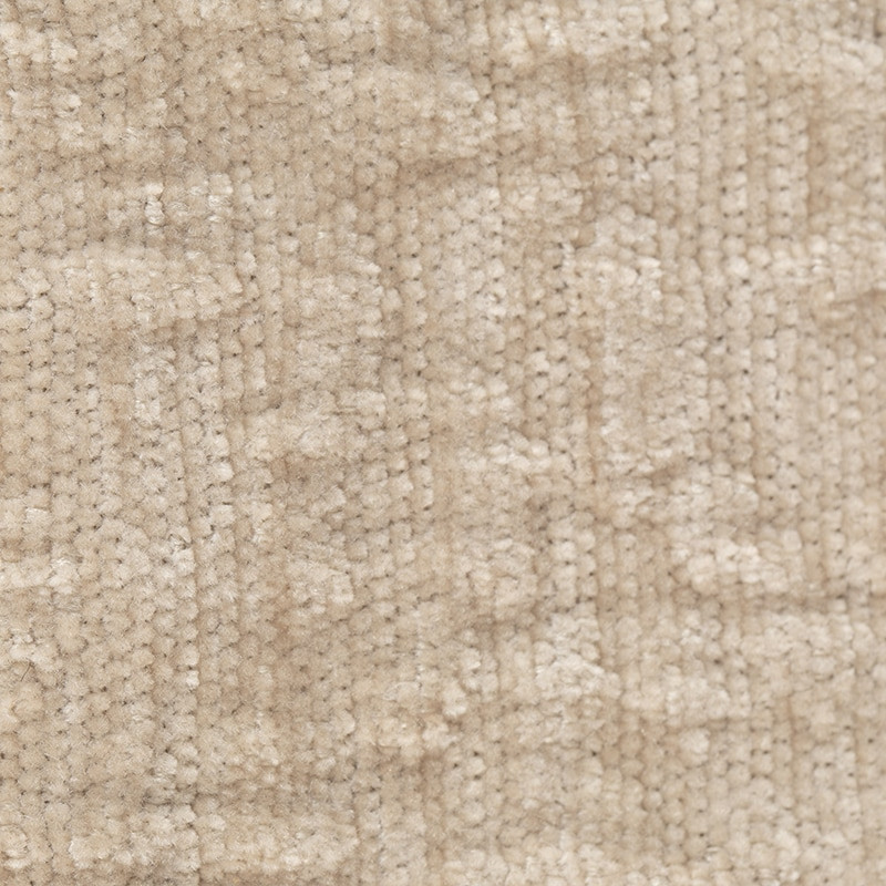 Canapé cocooning tissu beige 3 places - Sense 