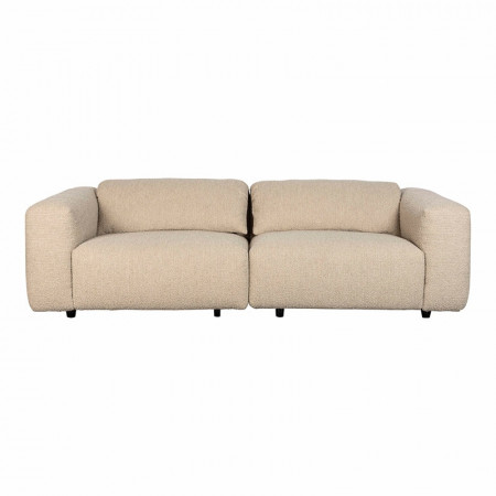 Canapé beige design confortable en laine bouclée 3 places Wings Zuiver