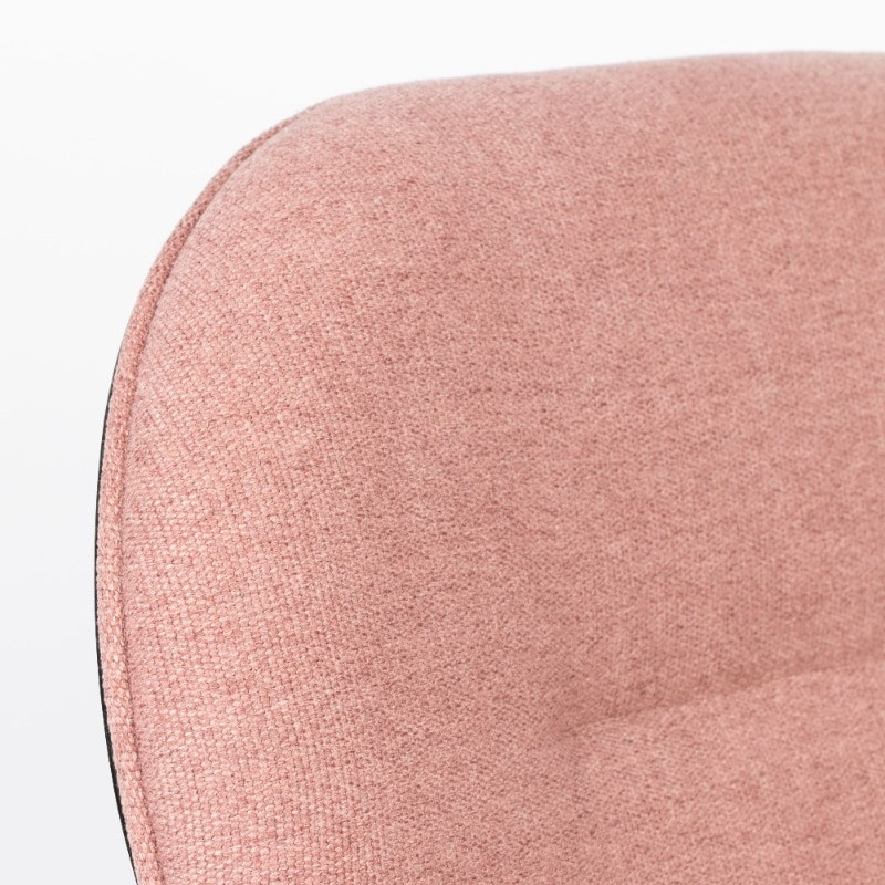 Fauteuil rose poudré design Zuiver - Spike 