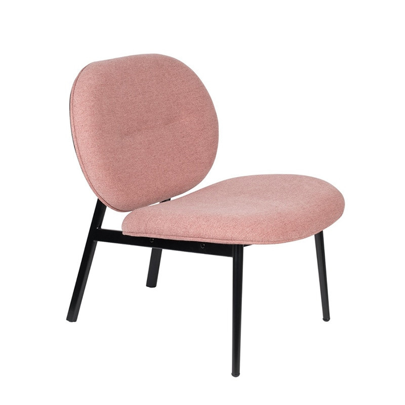 Fauteuil rose design Zuiver Spike