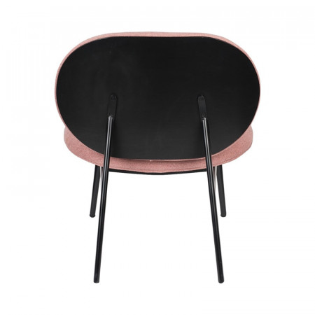 Fauteuil rose poudré design Zuiver - Spike 
