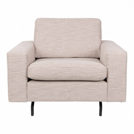 Fauteuil beige confortable Jean Zuiver