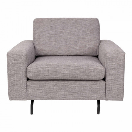 Fauteuil de salon gris clair confortable Jean Zuiver