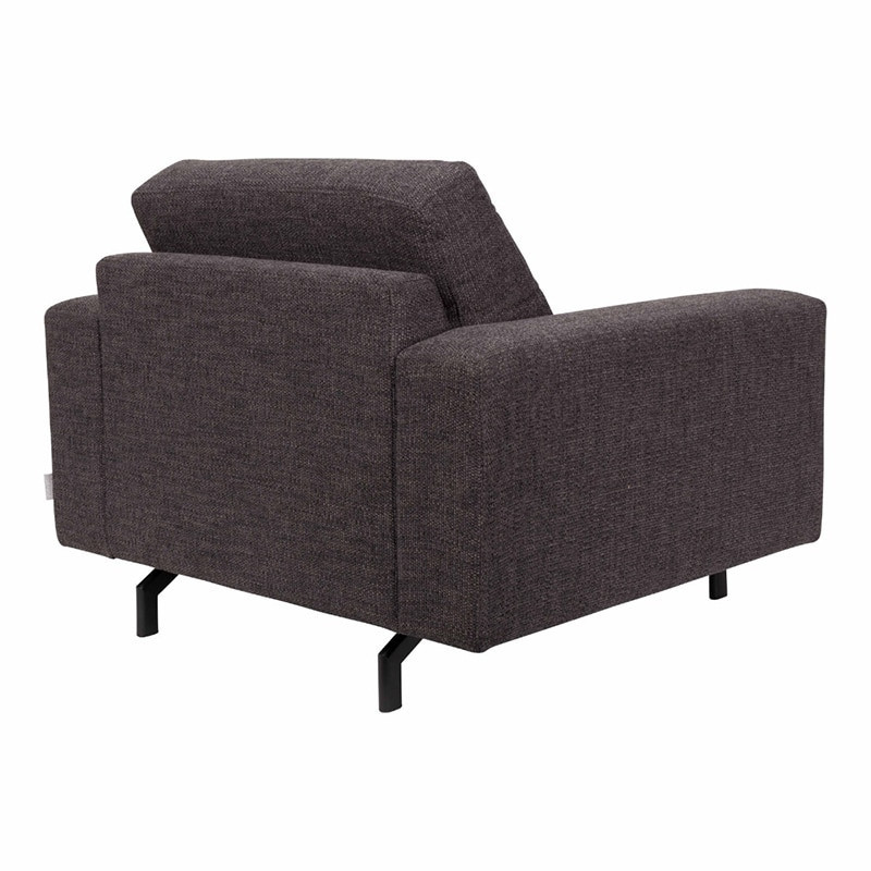 Fauteuil confortable gris anthracite Jean Zuiver