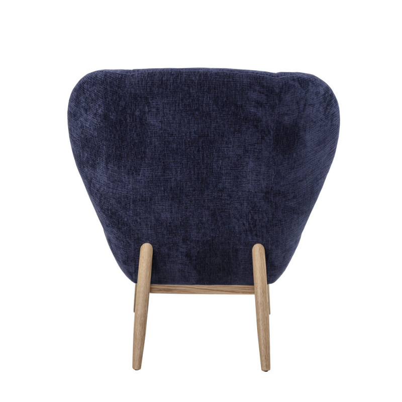 Fauteuil bleu style scandinave Bloomingville - Eve