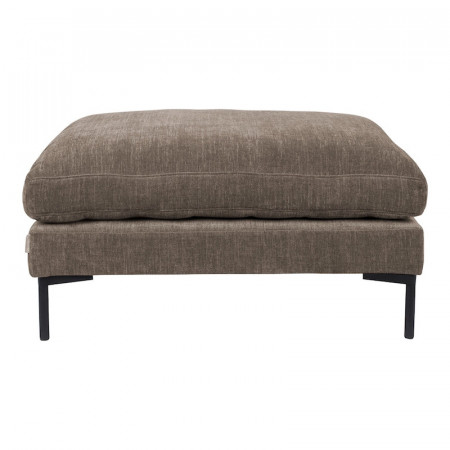 Pouf taupe contemporain en tissu - Summer 