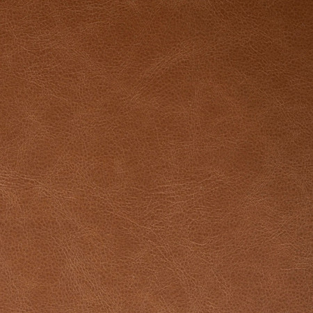 Chaise fauteuil design simili cuir marron cognac - Brit 