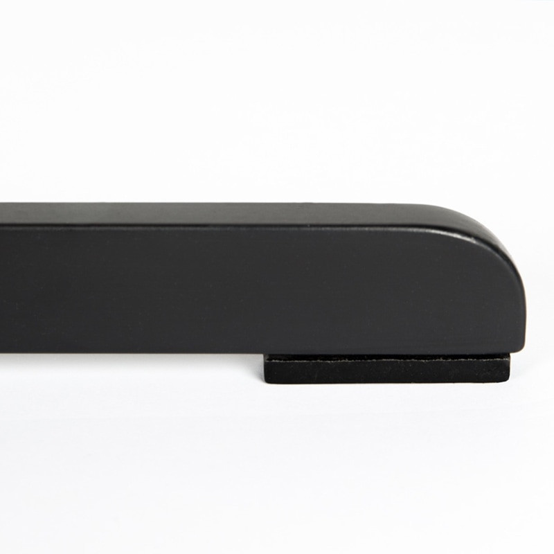 Fauteuil design noir en simili cuir - Nikki