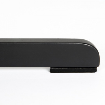 Fauteuil design noir en simili cuir - Nikki