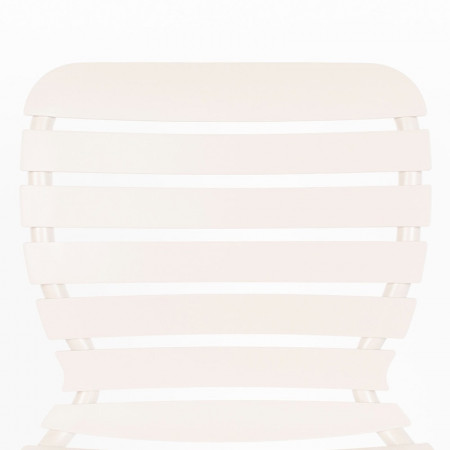 Chaise jardin design métal blanc - Vondel 