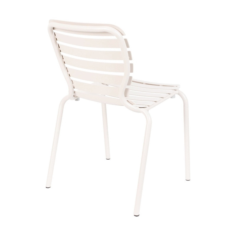 Chaise jardin design métal blanc - Vondel 