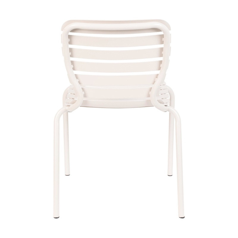 Chaise jardin design métal blanc - Vondel 