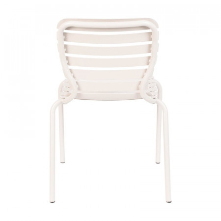 Chaise jardin design métal blanc - Vondel 