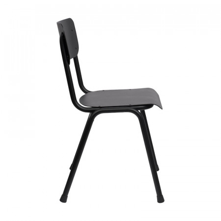 Chaise écolier noir design - Back to School 