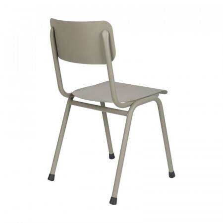 Chaise écolier gris clair design - Back to School 