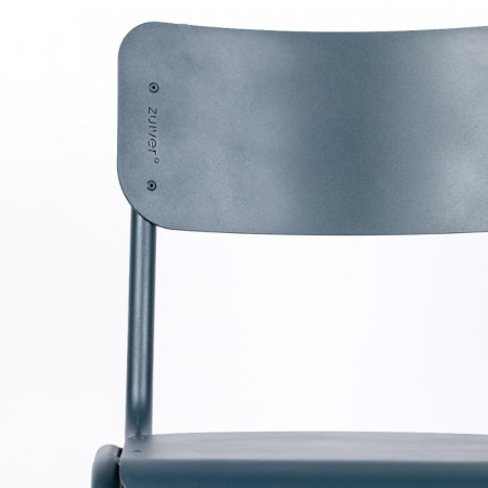 Chaise écolier gris bleu design - Back to School 