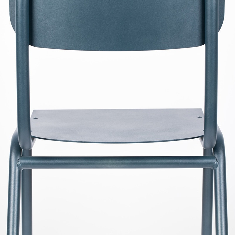 Chaise écolier gris bleu design - Back to School 