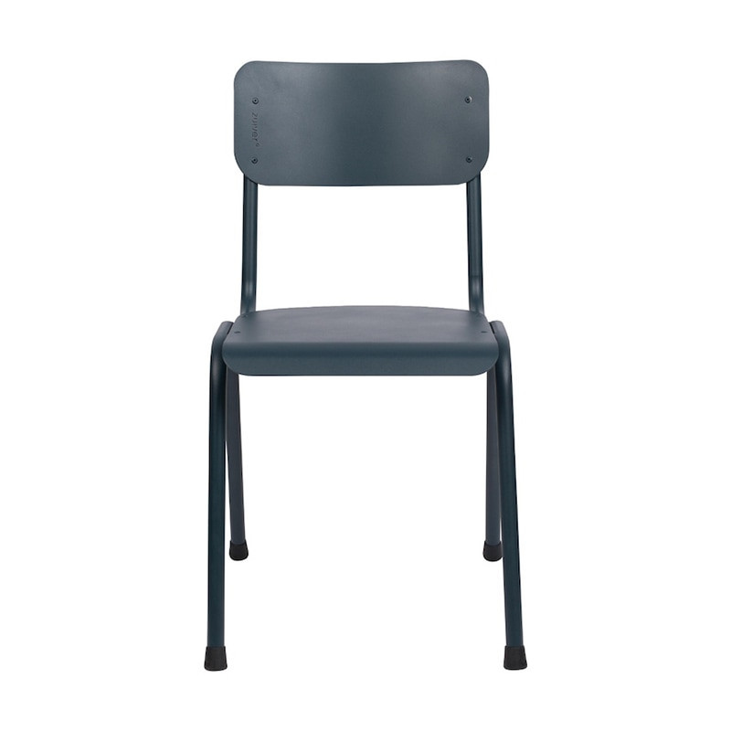 Chaise écolier gris bleu design - Back to School