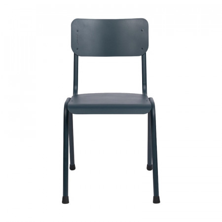 Chaise écolier gris bleu design - Back to School