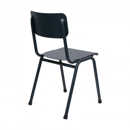 Chaise écolier gris bleu design - Back to School 