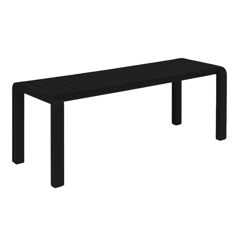 Banc de table jardin noir design Vondel Zuiver