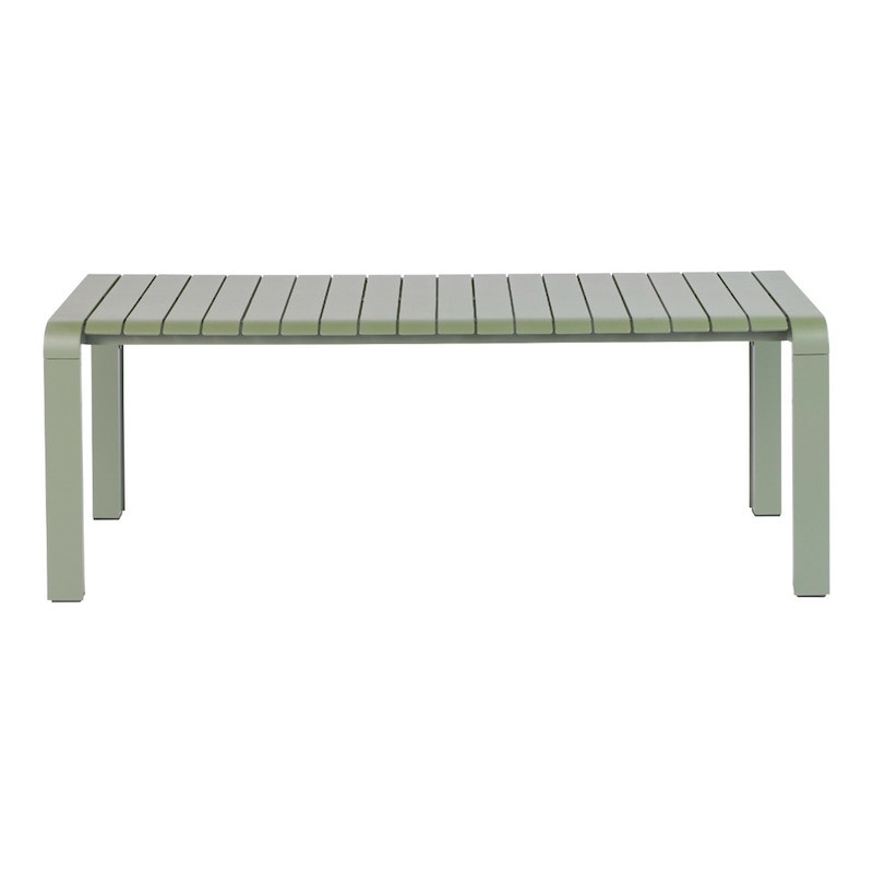 Banc de jardin design métal vert kaki - Vondel 