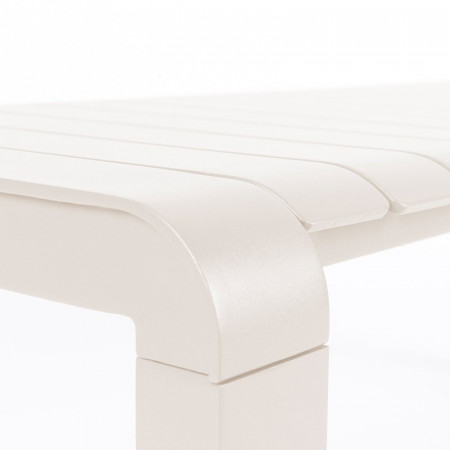 Banc de jardin blanc design Vondel Zuiver