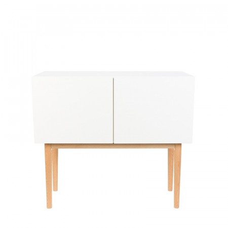 Petit buffet scandinave laqué blanc High Zuiver