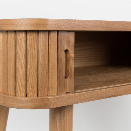 Bureau console en bois design avec rangement Barbier Zuiver