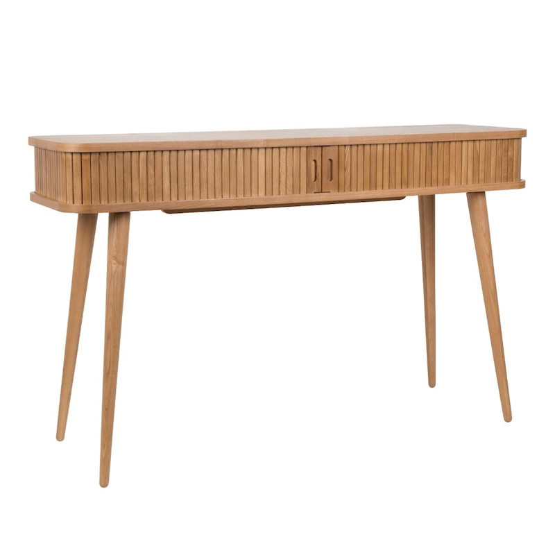 Bureau console en bois design avec rangement - Barbier 