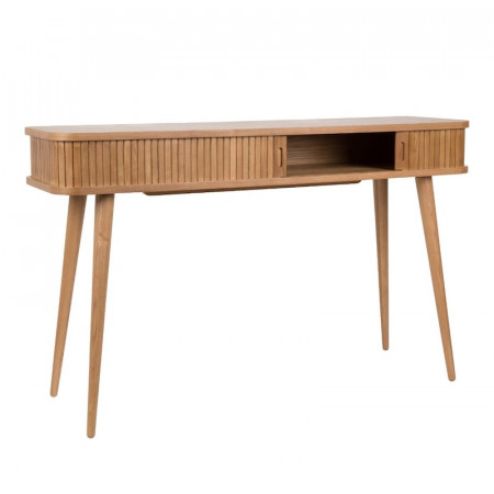 Bureau console en bois design avec rangement - Barbier 