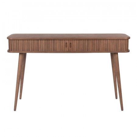 Console avec rangement design placage noyer Barbier Zuiver