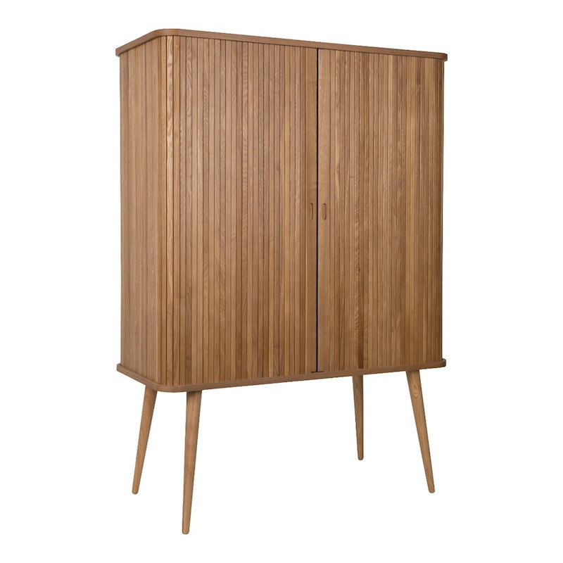 Buffet haut vintage en bois clair - Barbier 