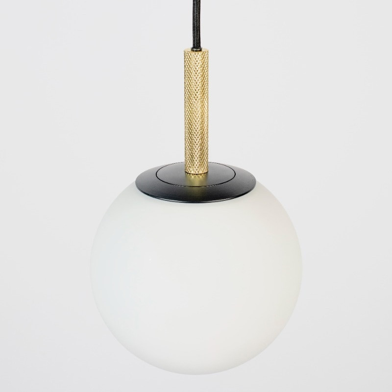 Suspension luminaire design globe blanc - Orion 