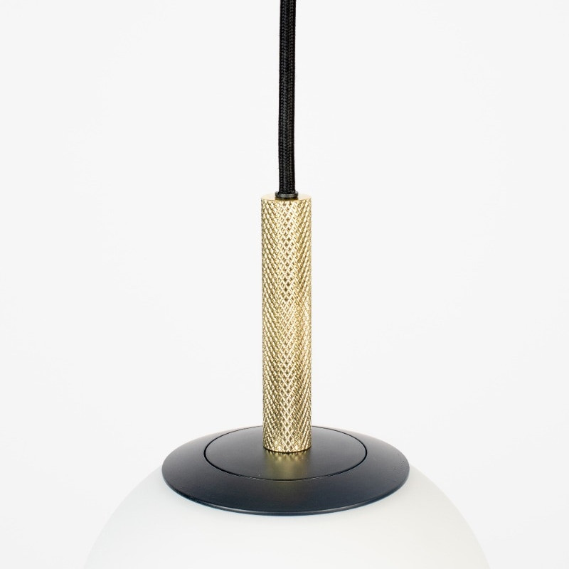 Suspension luminaire design globe blanc - Orion 