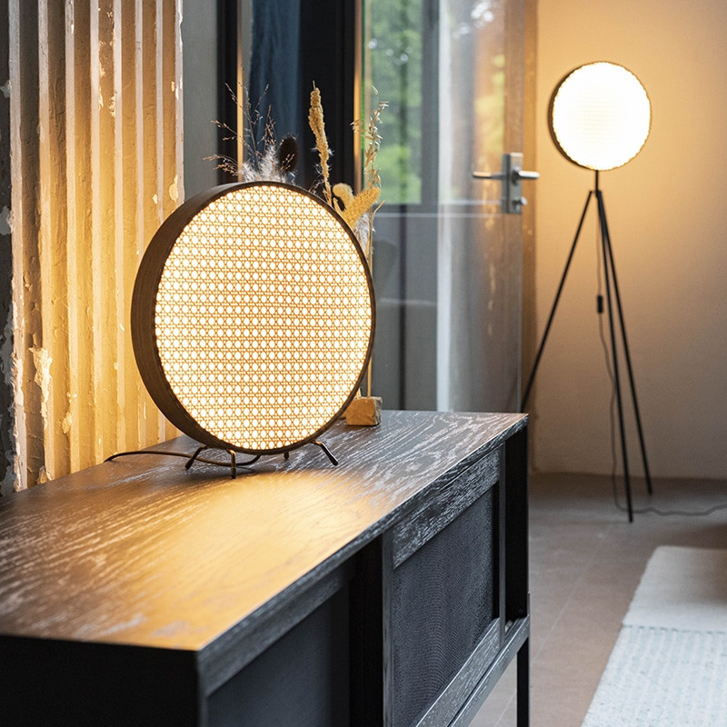 Lampe design en rotin cannage - Sien 