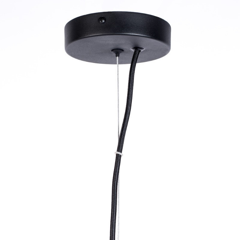 Lustre design métal noir 5 ampoules - Hawk 