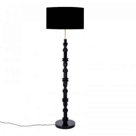 Lampadaire design noir et or Totem Zuiver