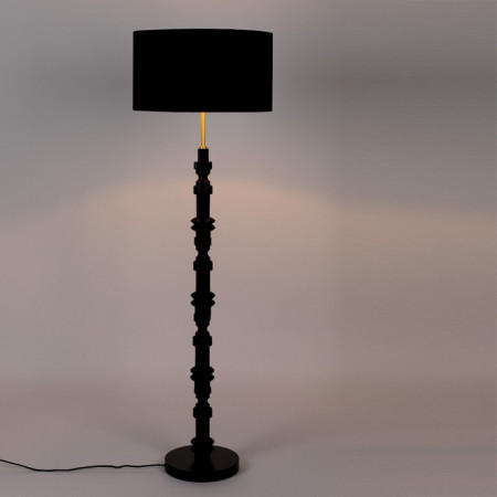 Lampadaire noir et or design - Totem 