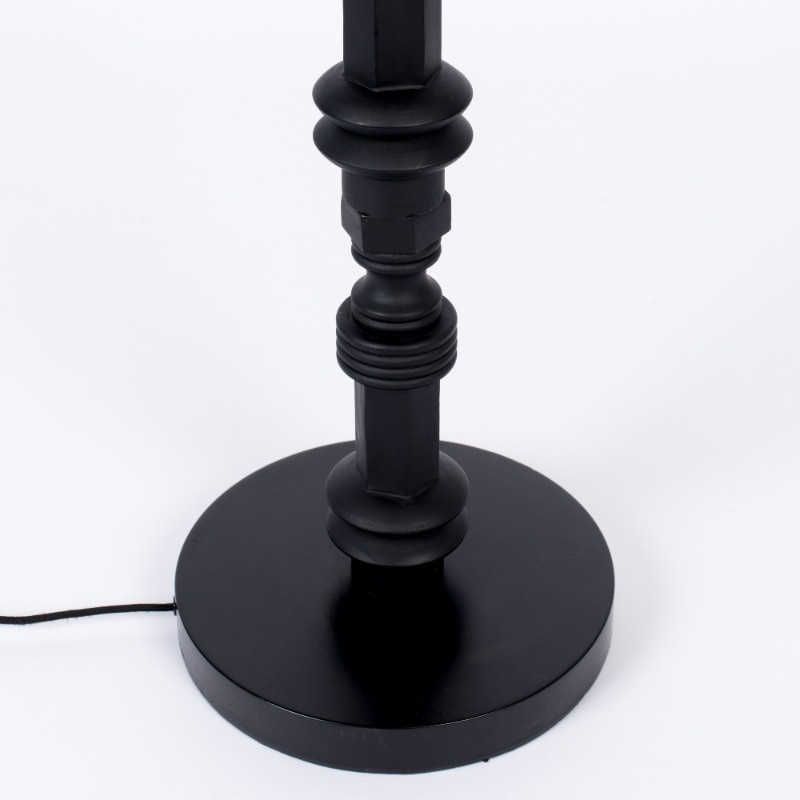 Lampadaire noir et or design - Totem 