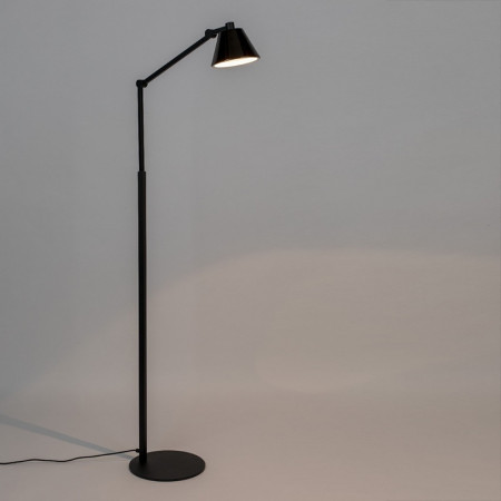 Lampadaire salon en métal noir design Lub Zuiver